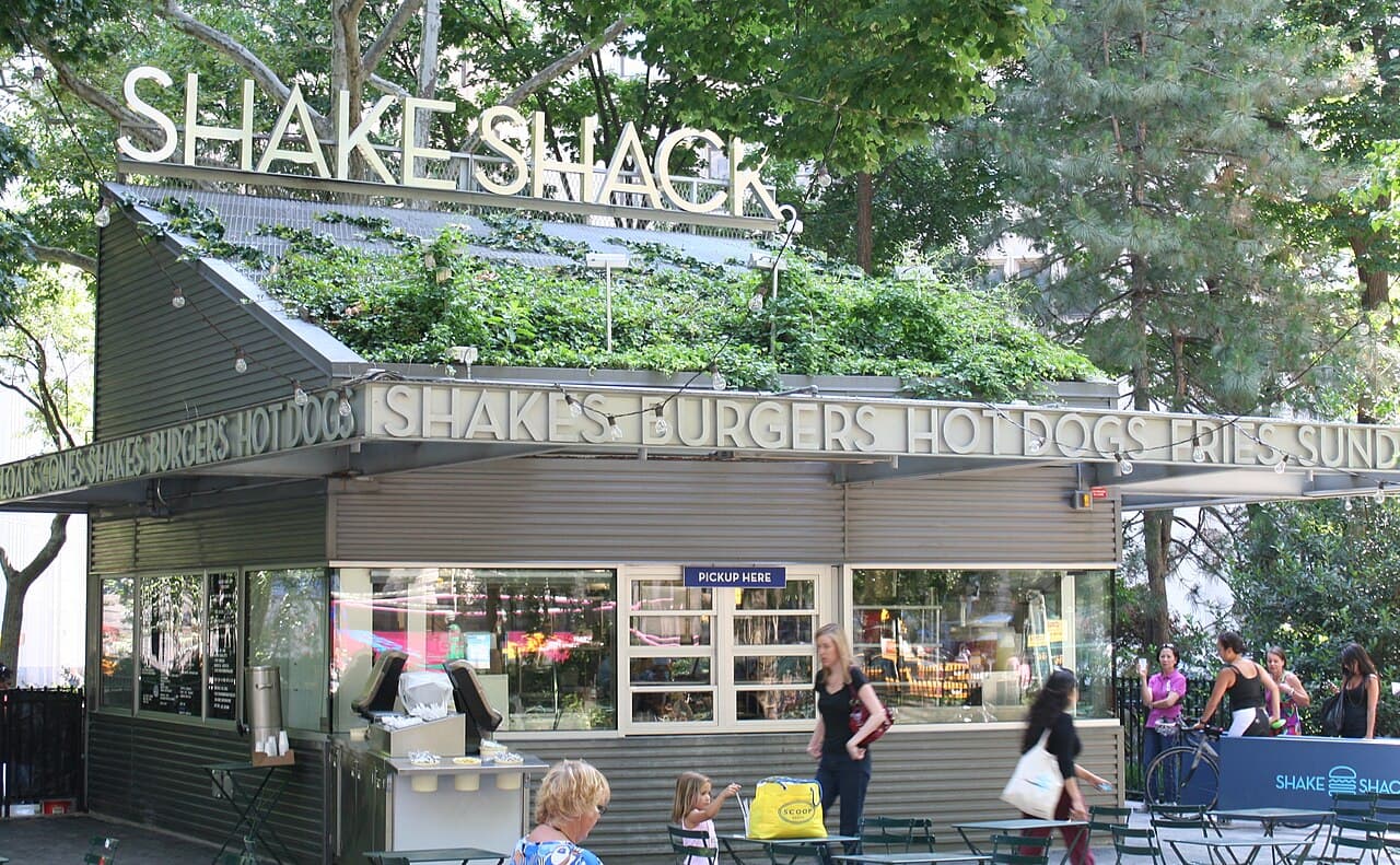 Shake Shack — The Shake Shack in Madison Square Park, Manhattan, New York City