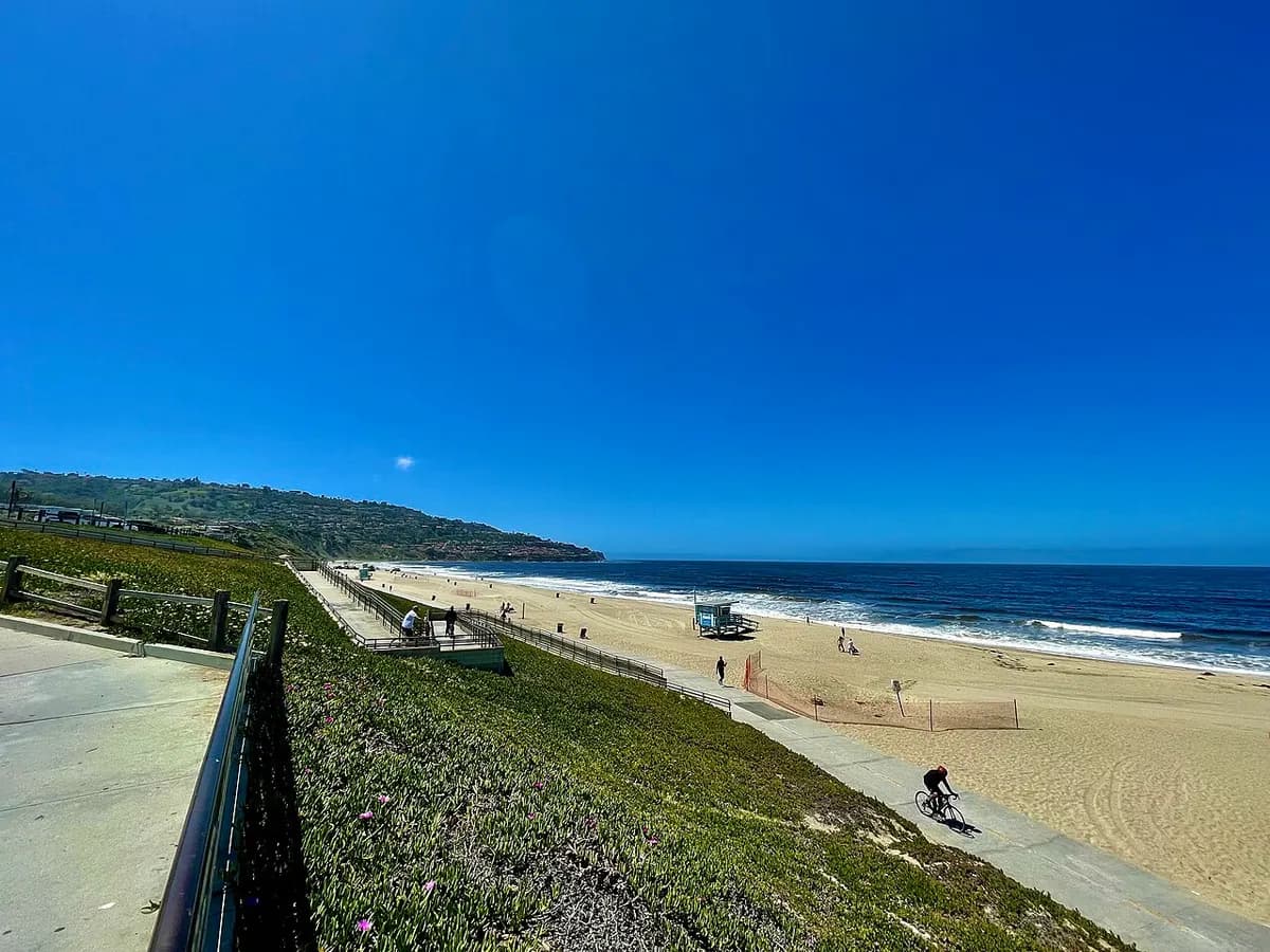 Torrance Beach and the Palos Verdes coastline